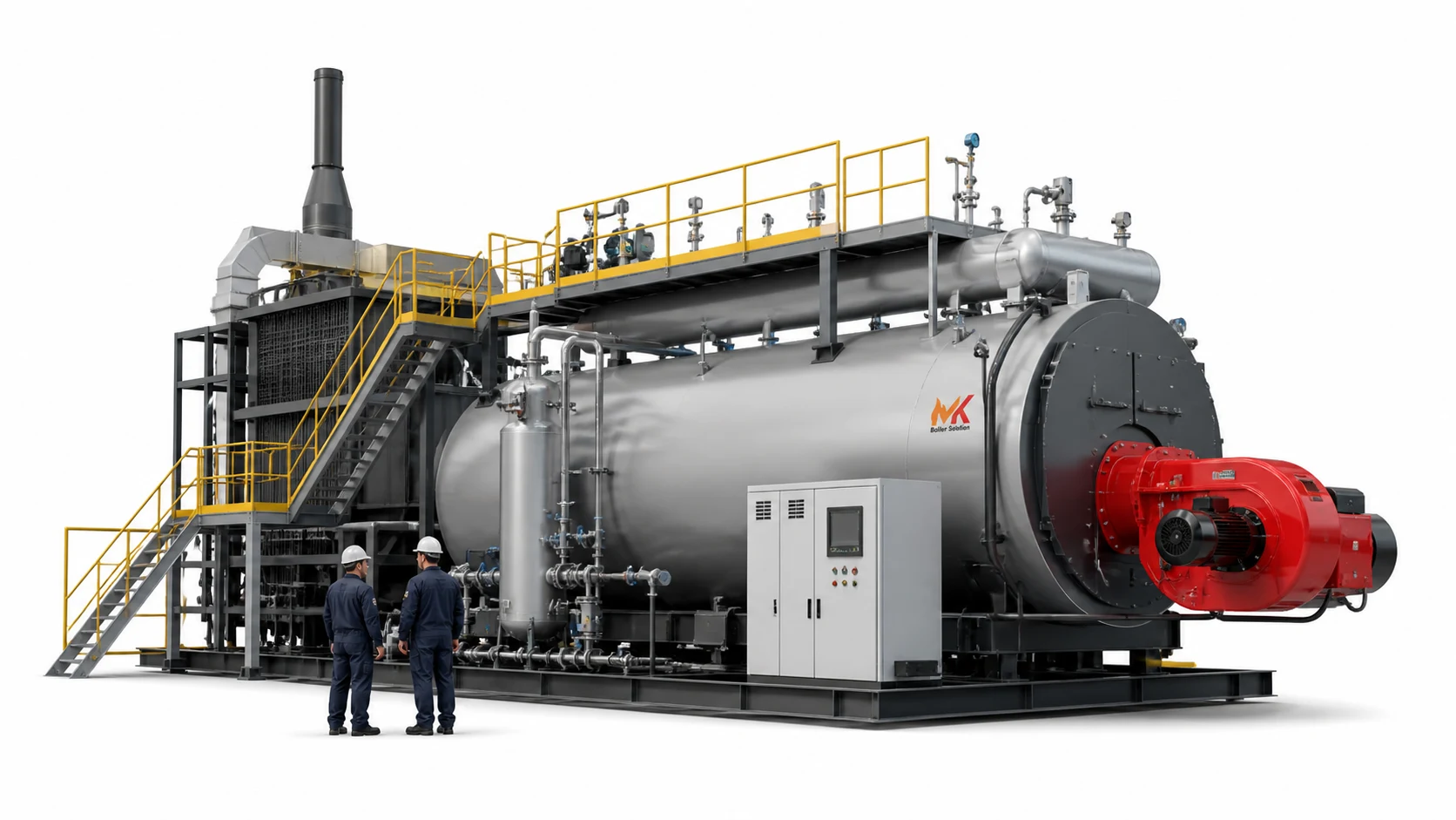 3-Pass Wetback Fire Tube Industrial Steam Boiler