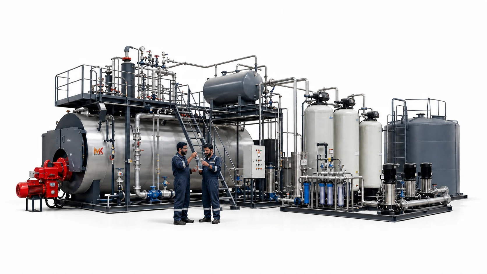 Boiler feedwater treatment and dosing support